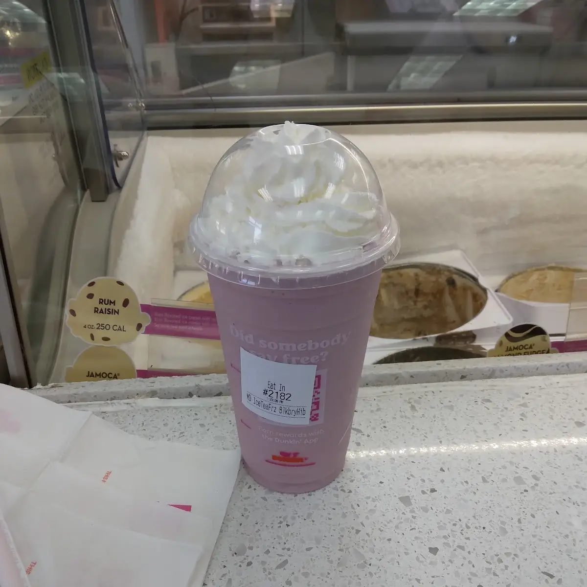 Blackberry Hibiscus Tea Milkshake
