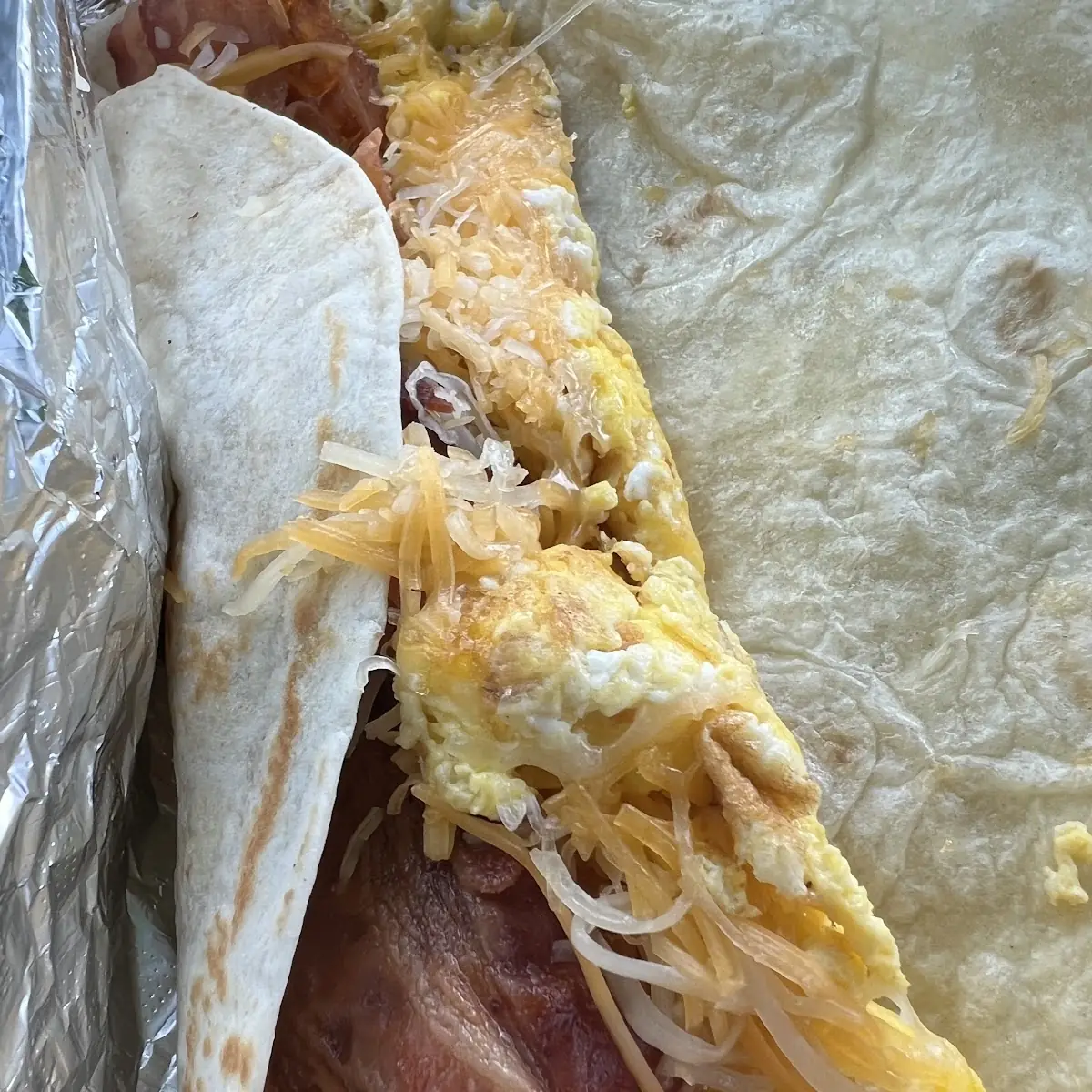 Bacon Egg and Cheese Burrito