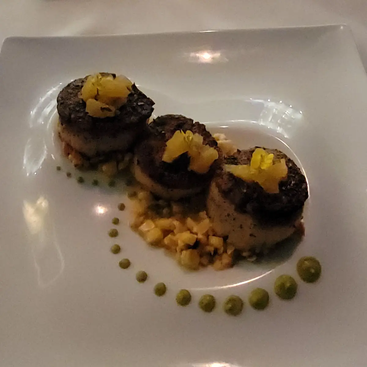 Pan Seared Diver Scallops
