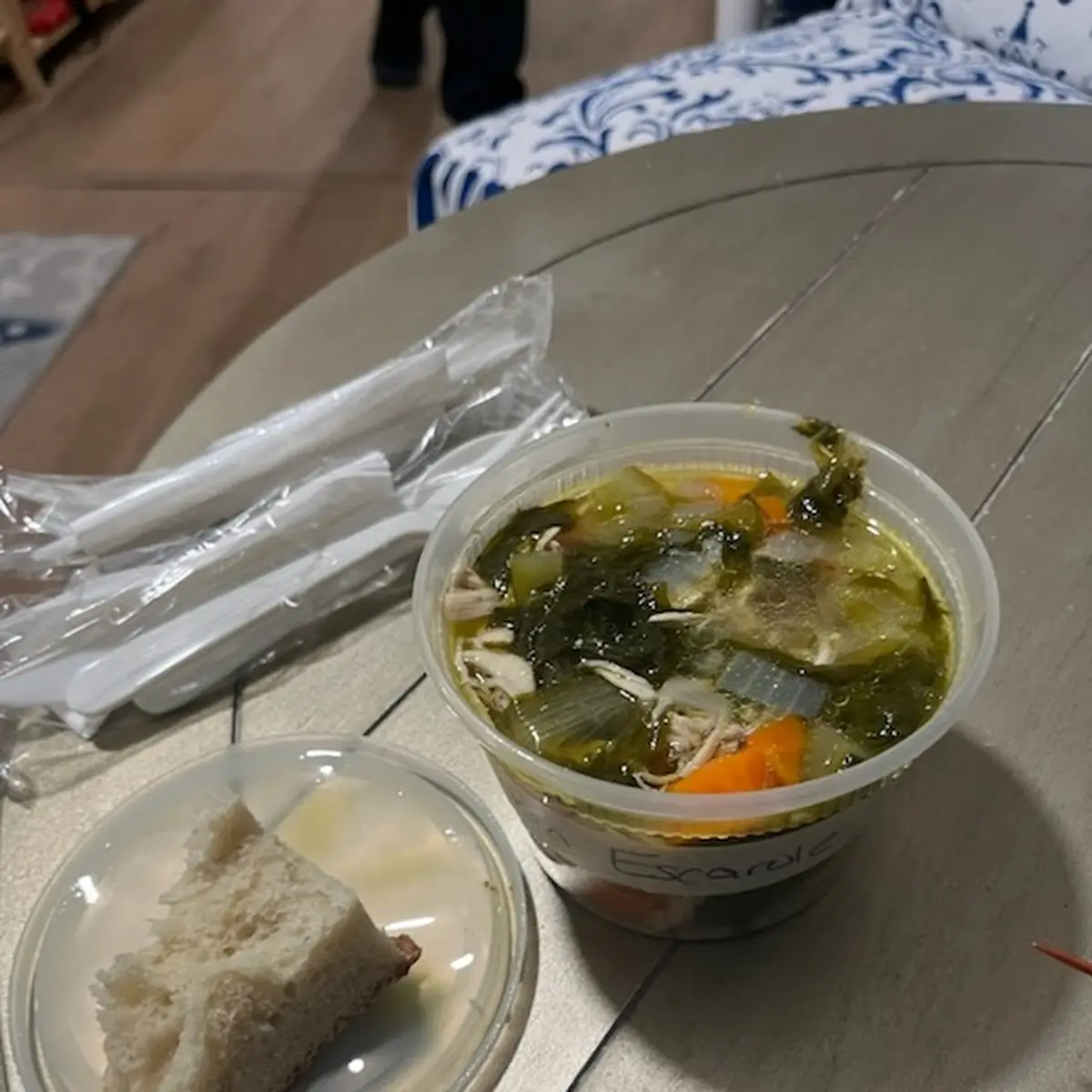 Chicken and Escolar Soup