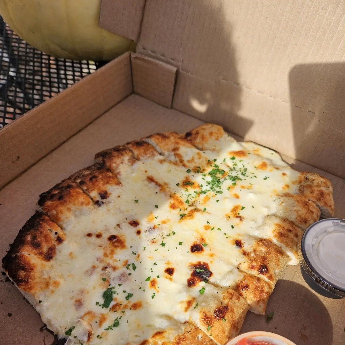 Parmesan Grilled Cheese Pizza