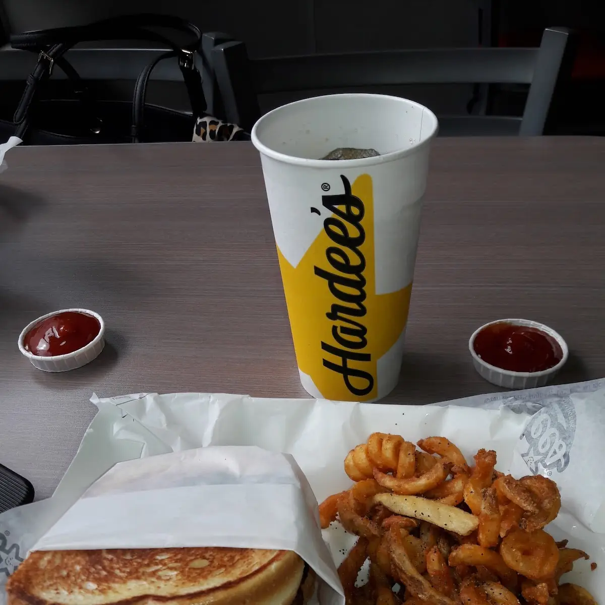 Frisco Burger and Curly Fries