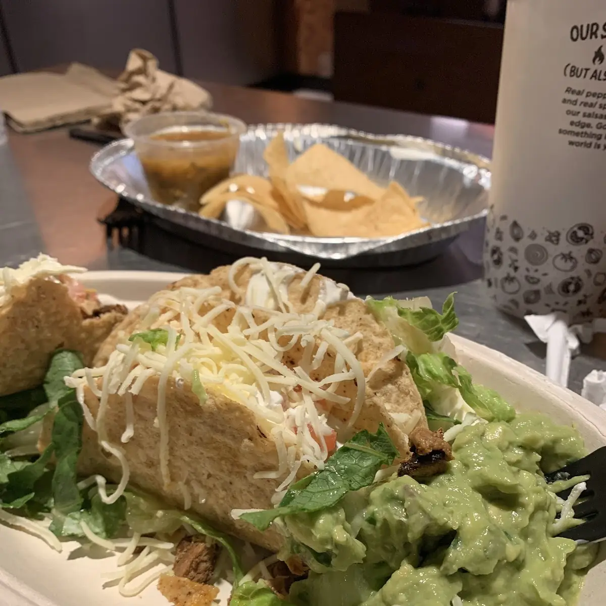 Hard Tacos with Chicken