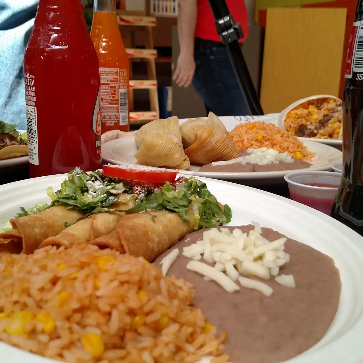 Taquitos Dorados Flautas Dinner