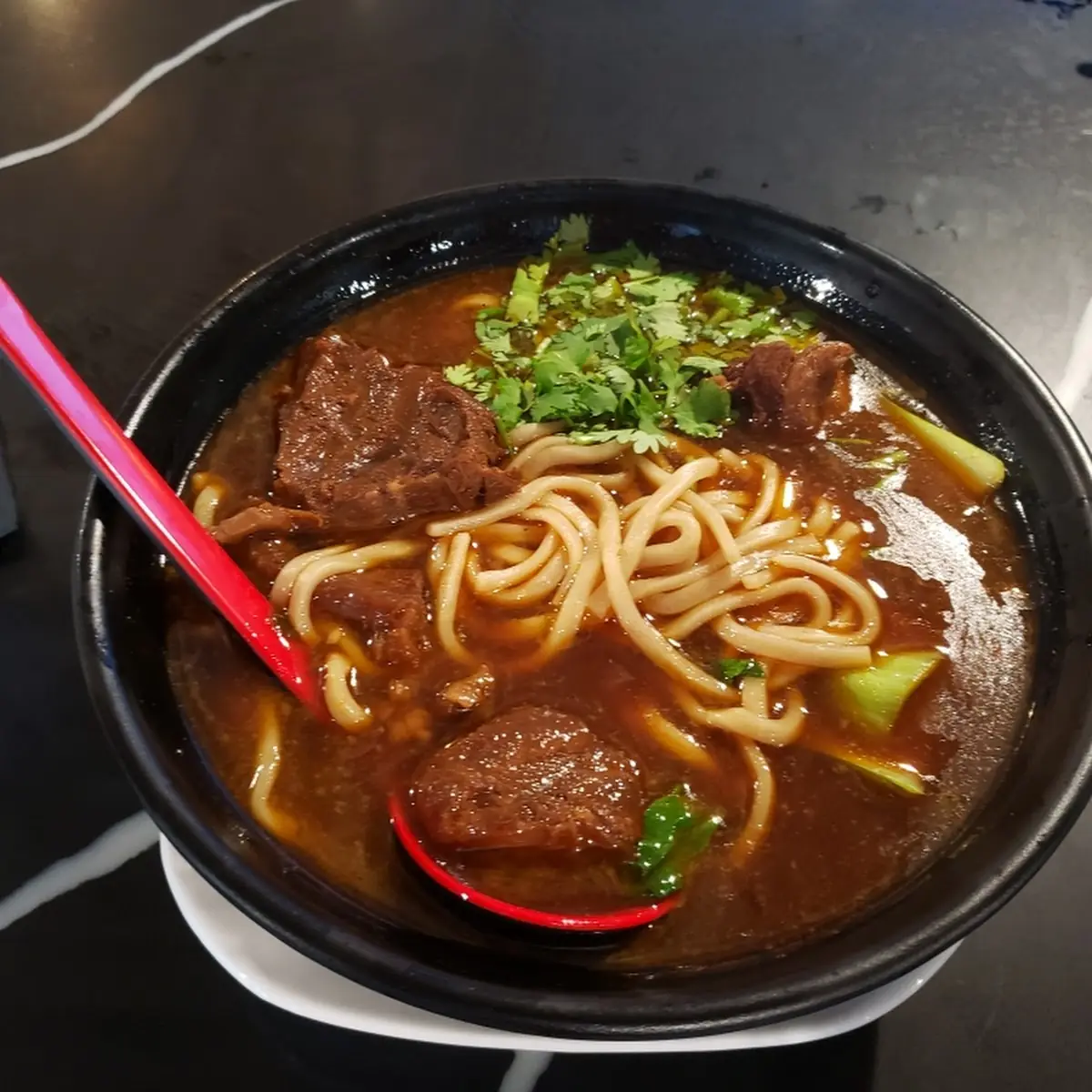 Spicy Beef Sirloin Noodle Soup