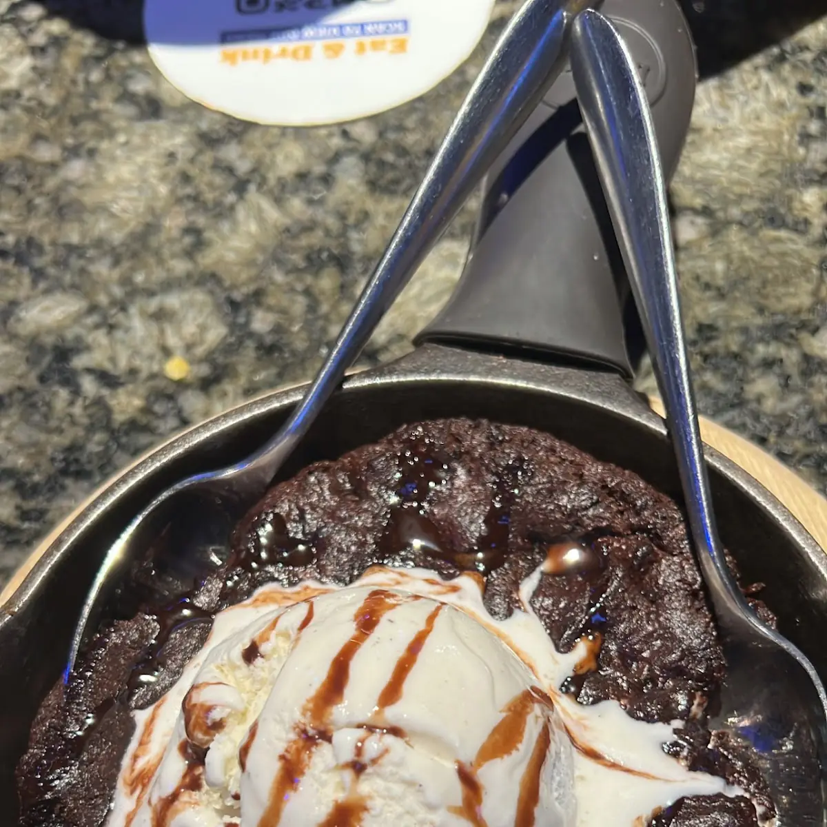 Double Trouble Cookie Skillet