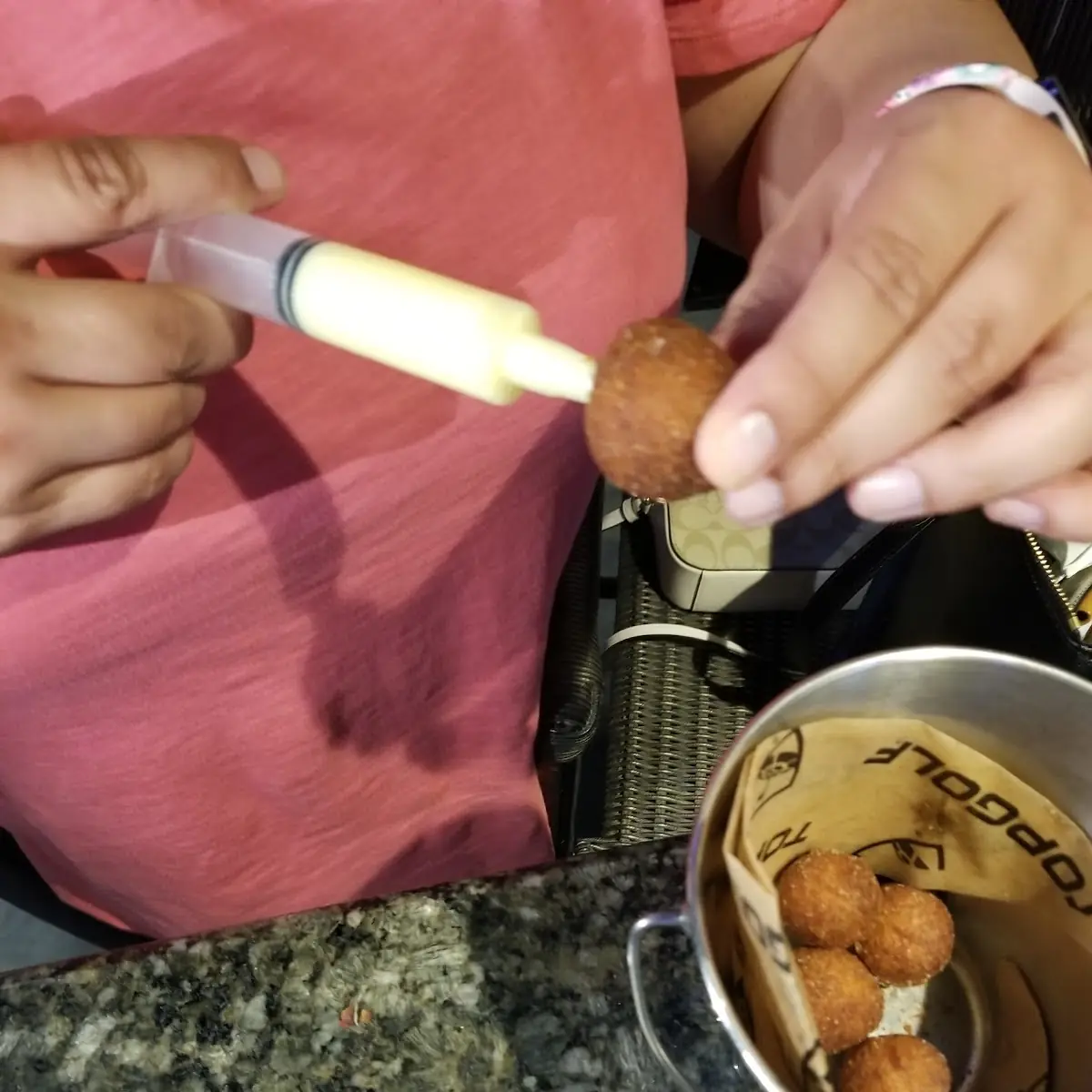 Injectable Donut Holes