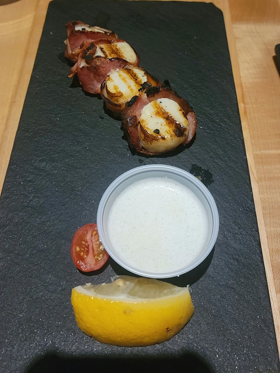 Bacon Wrapped Scallops, Wildfire Grill House
