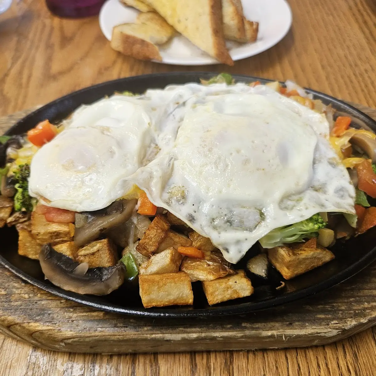 Loaded Veggie Omelette