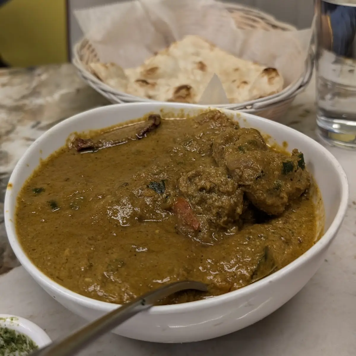 Idiyappam With Goat Curry