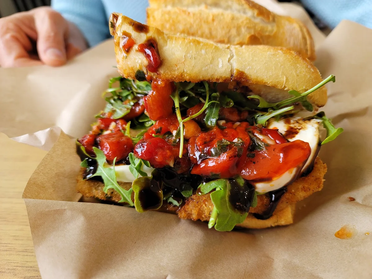 Veggie Caprese Sandwich Deluxe