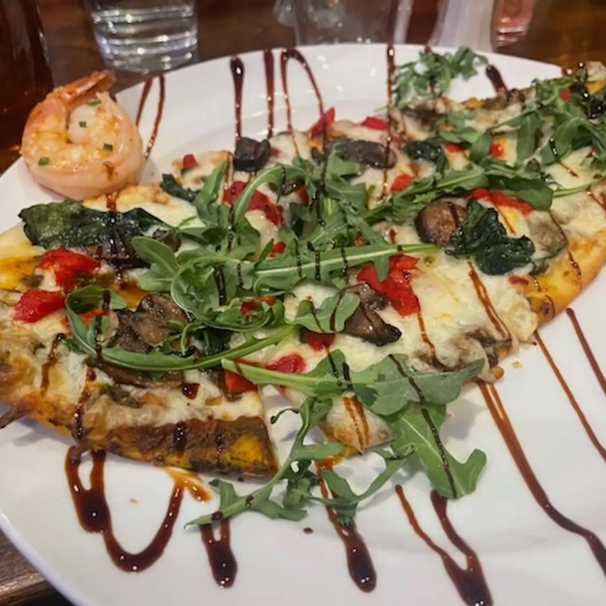 Tuscan Veggie Flatbread Pizza