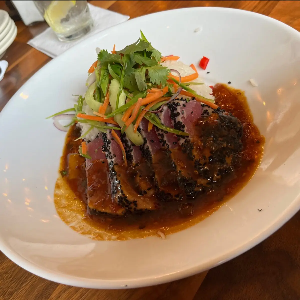 Spicy Ginger Seared Tuna