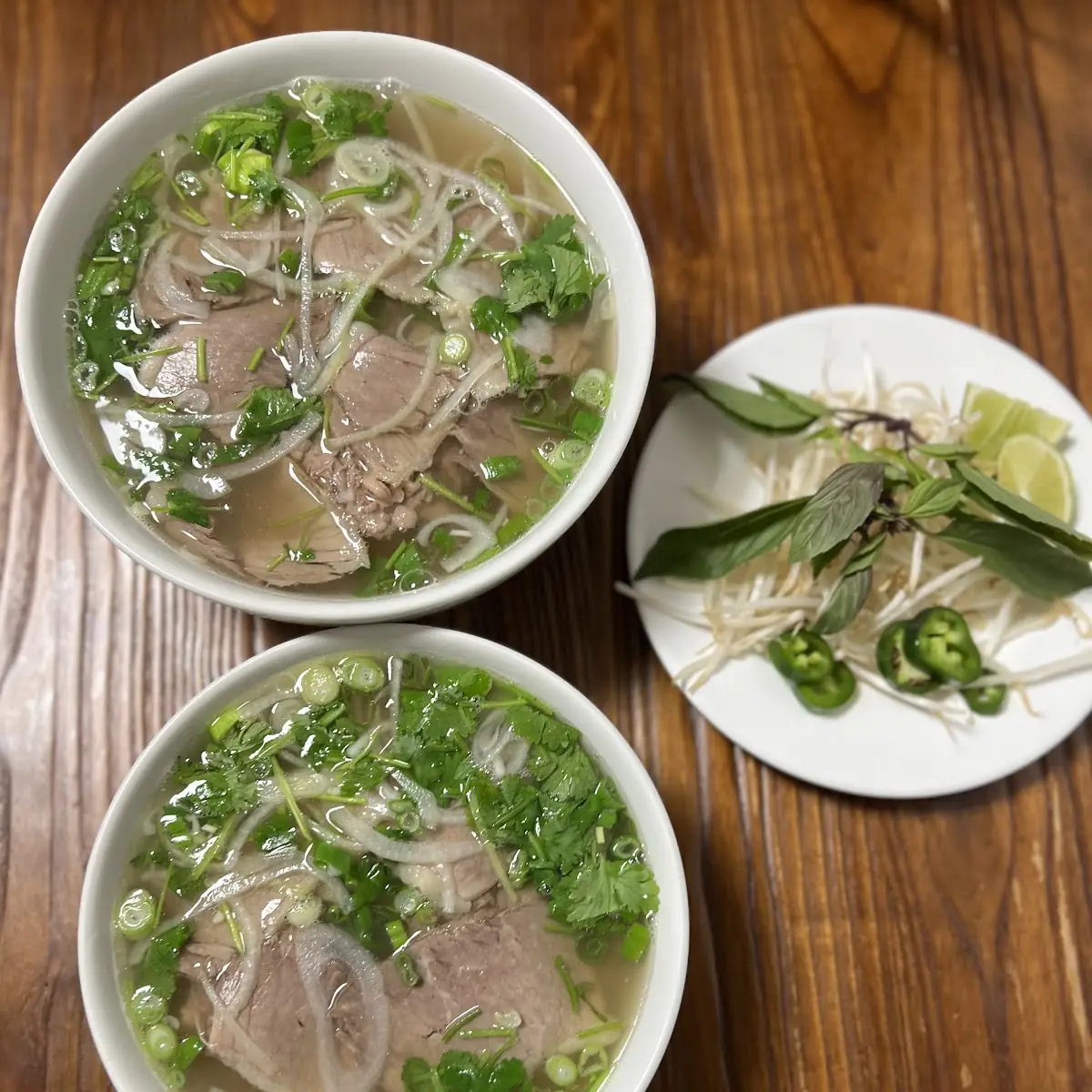 Beef Pho with Fresh Herbs