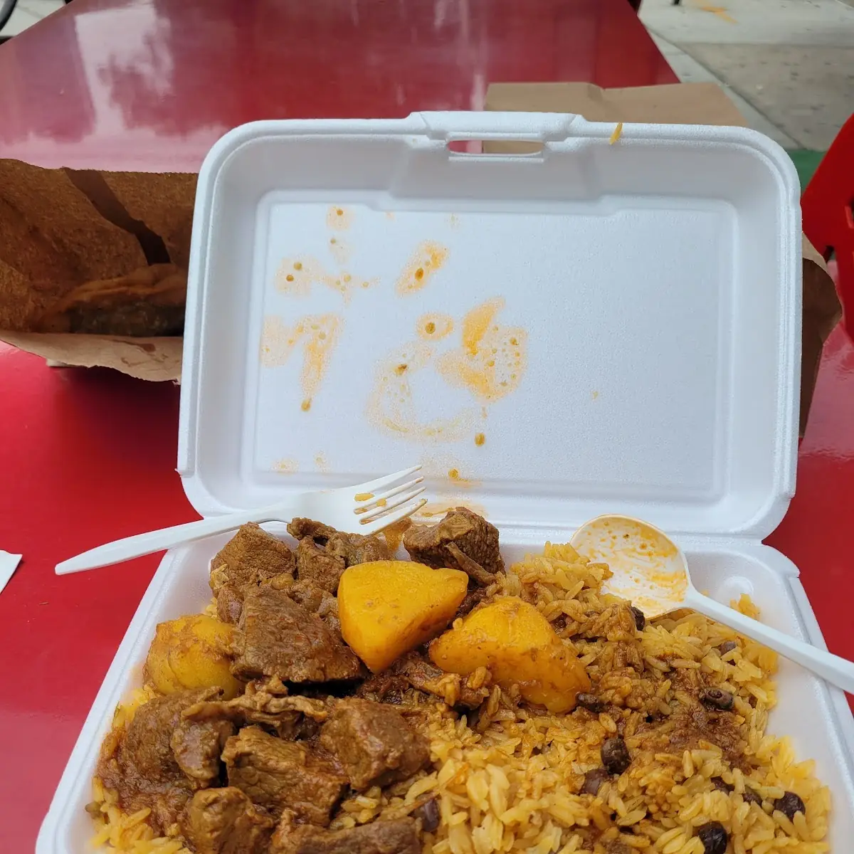 Beef Stew with Rice & Beans