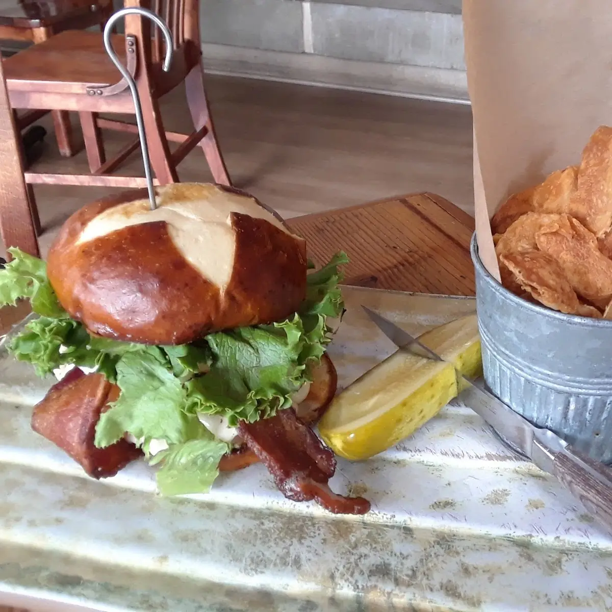 Chicken Sandwich with Fries