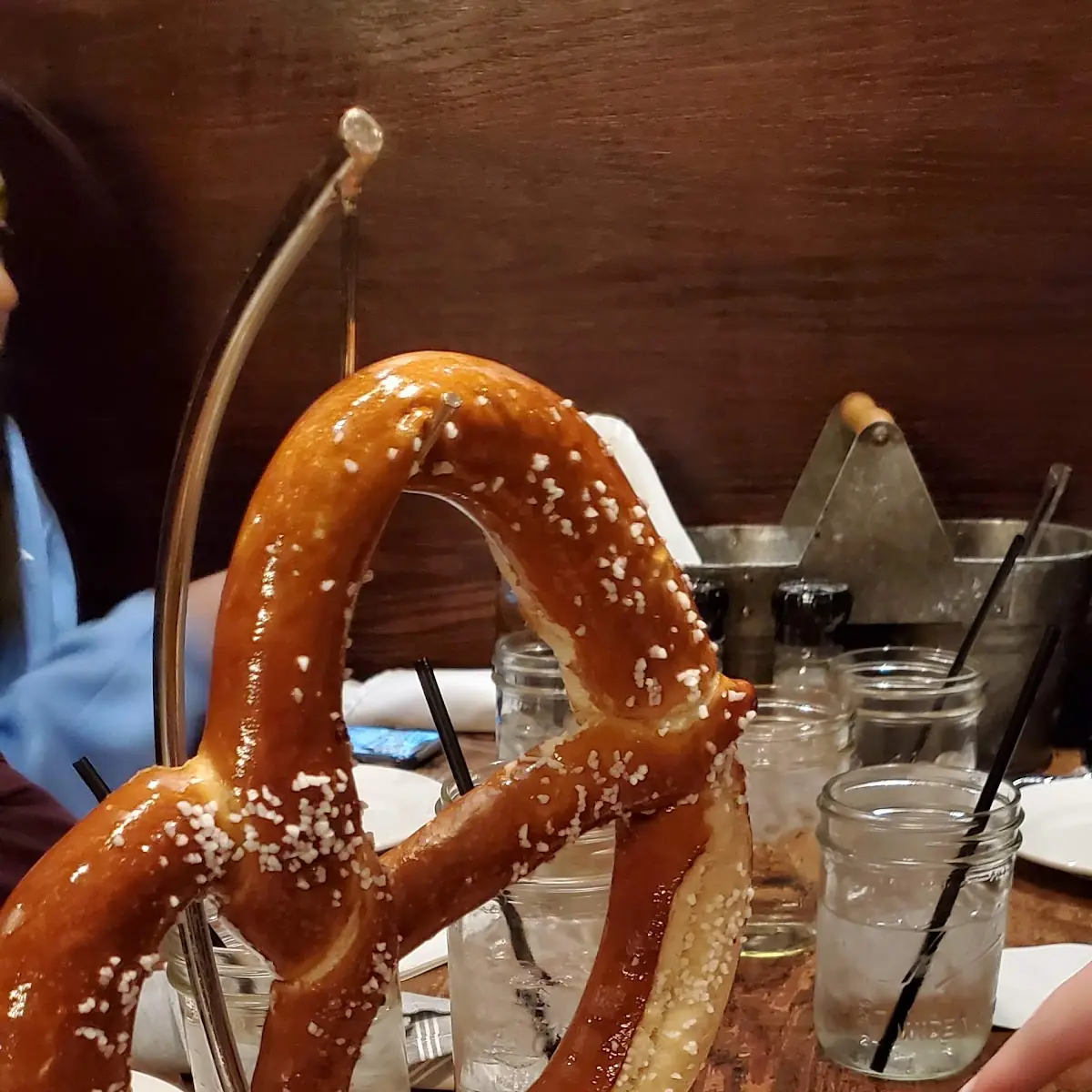 Sea Salt Crusted Soft Pretzel