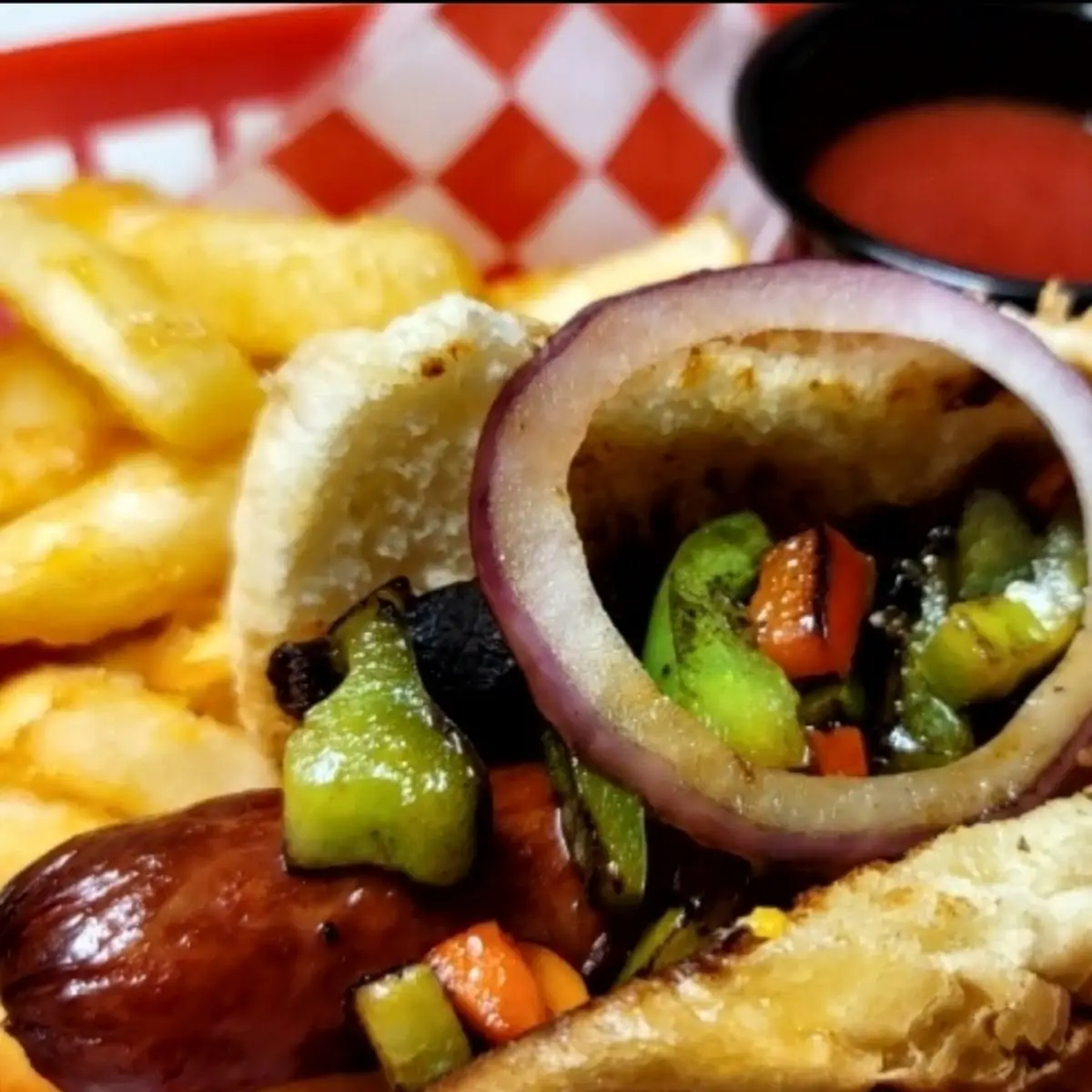 Bacon Wrap Hot Dog