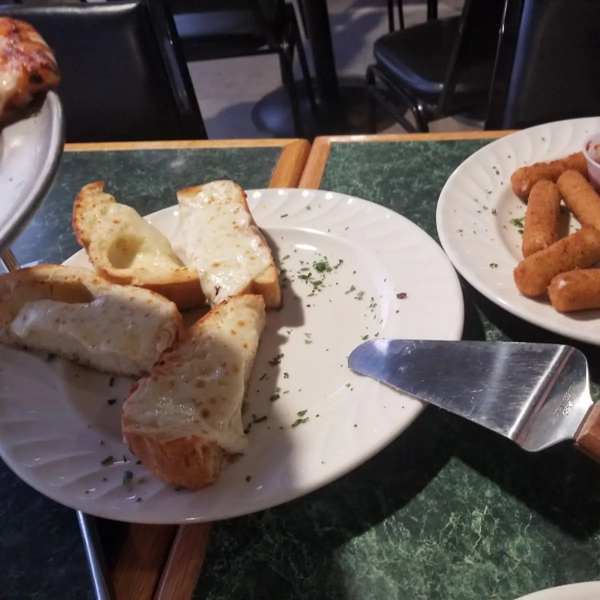 Garlic Bread and Mozzarella Sticks