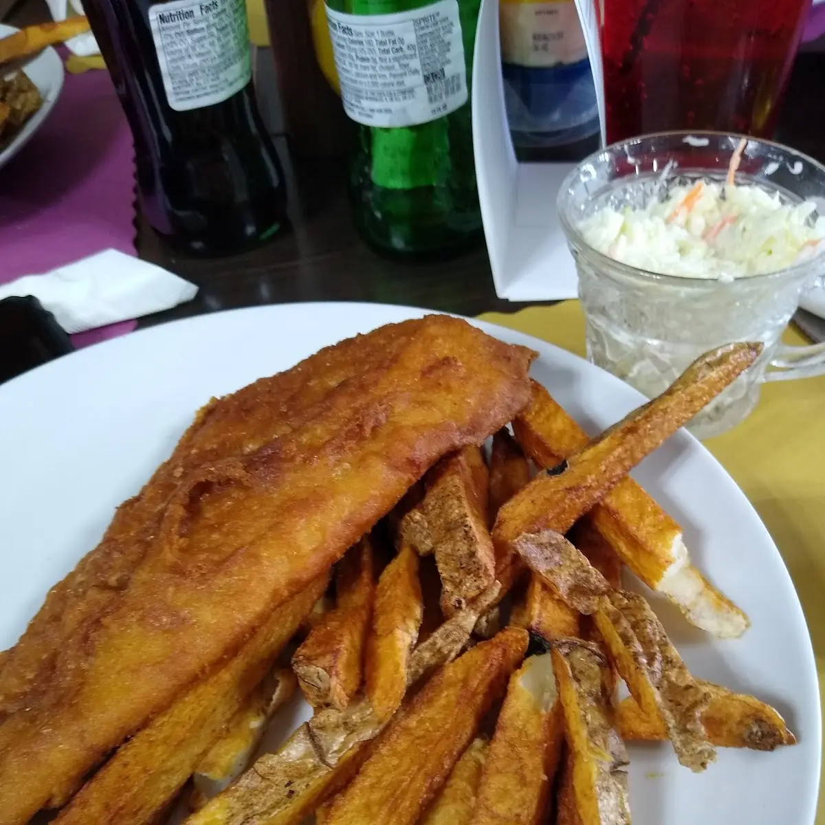 Fish & Chips and Cole Slaw