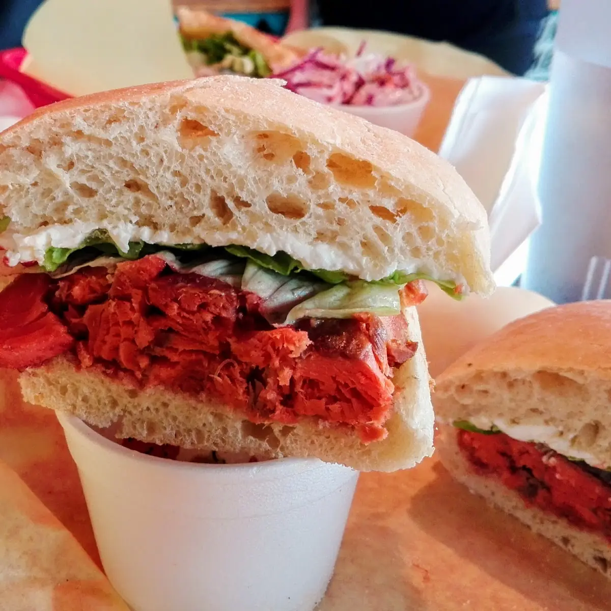 Smoked Salmon Sandwich