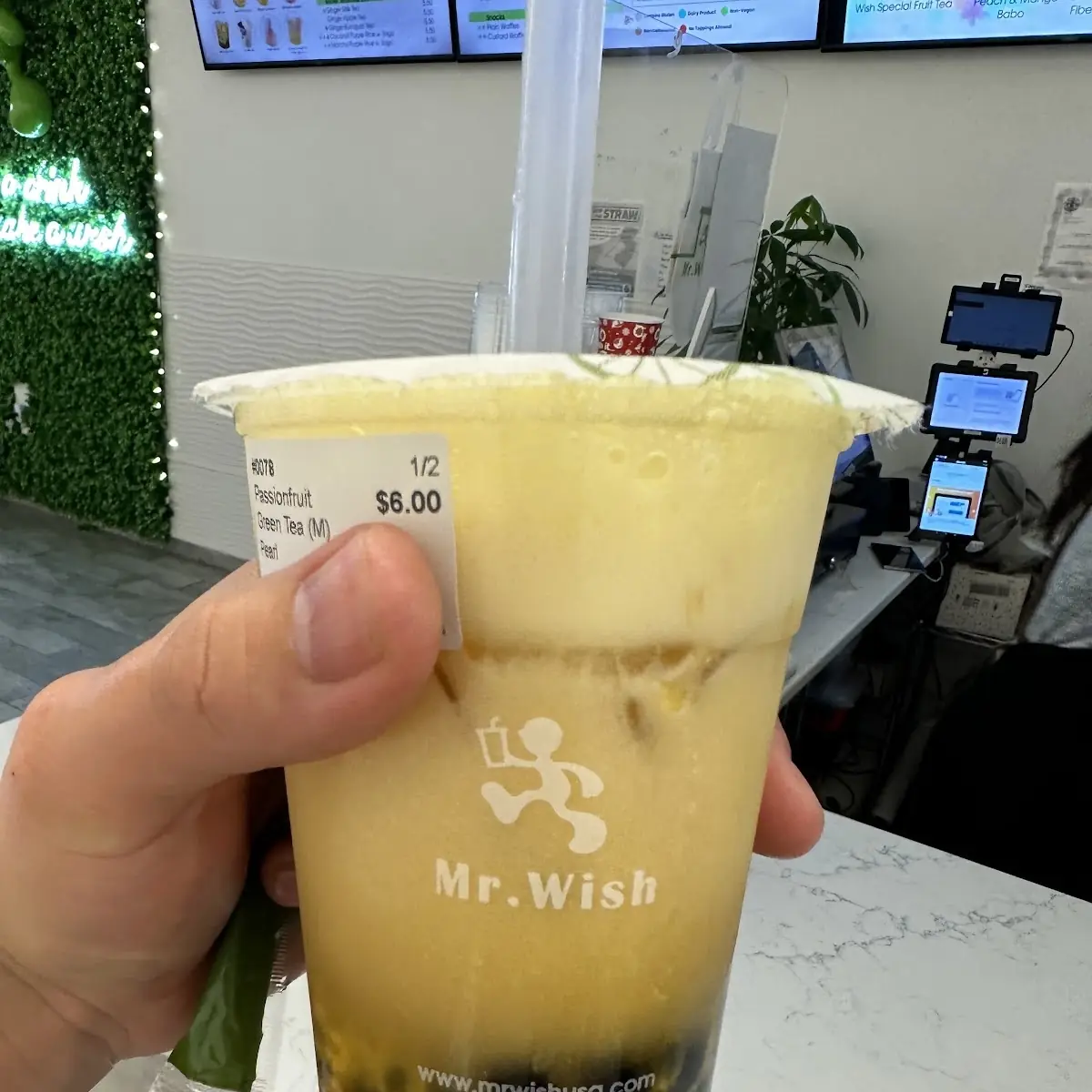 Passion Fruit Bubble Tea