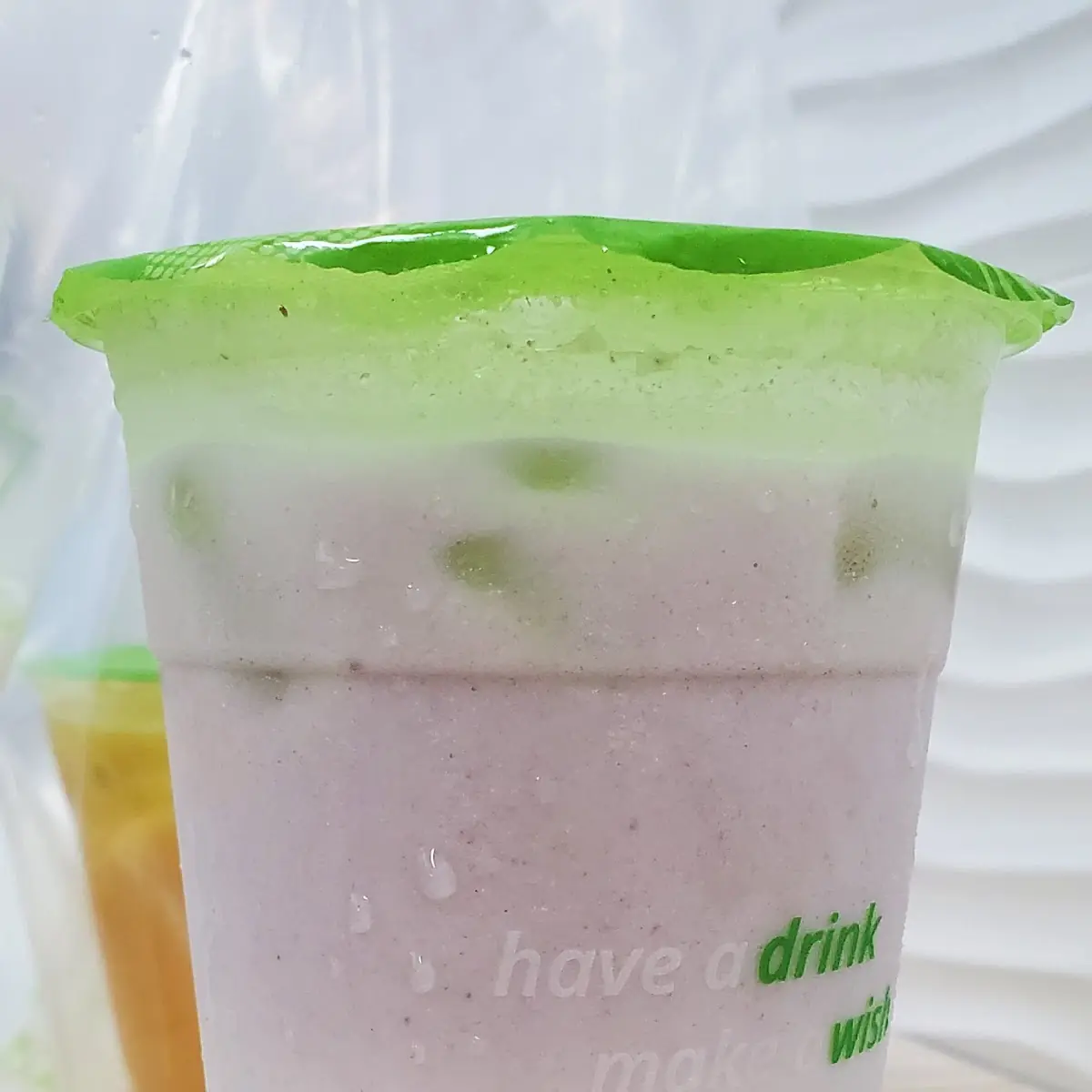 Red Bean Coconut Milk Tea