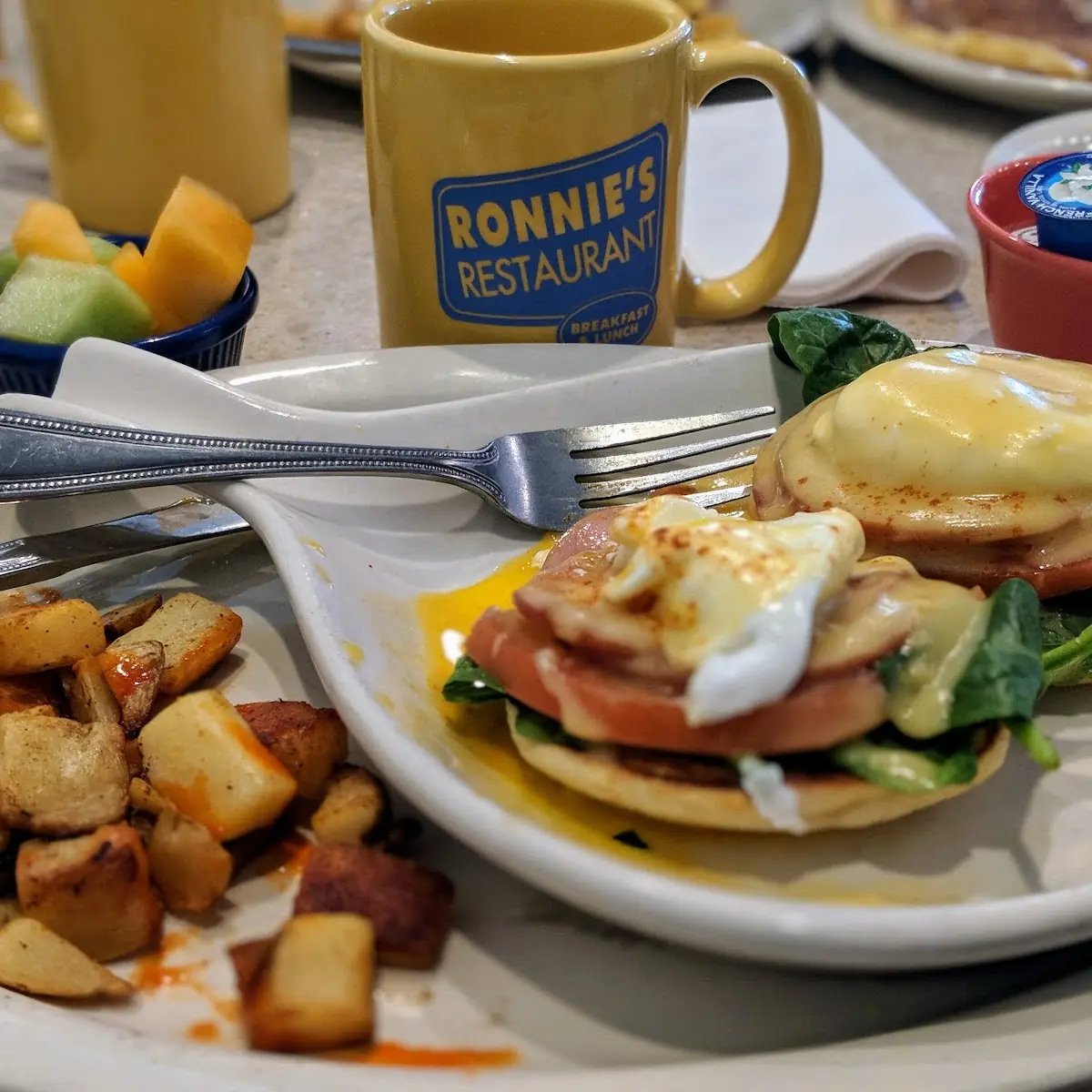 Eggs Benedict Crab Cake