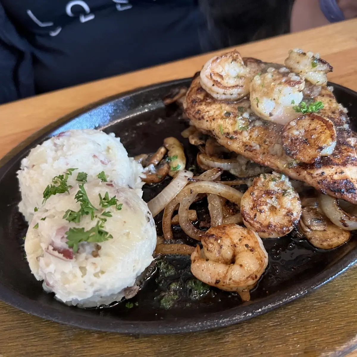 Shrimp 'N Parmesan Sirloin