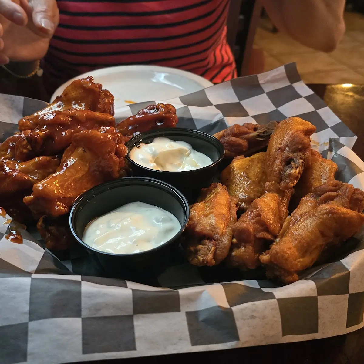 Chicken Wings and Blue Cheese