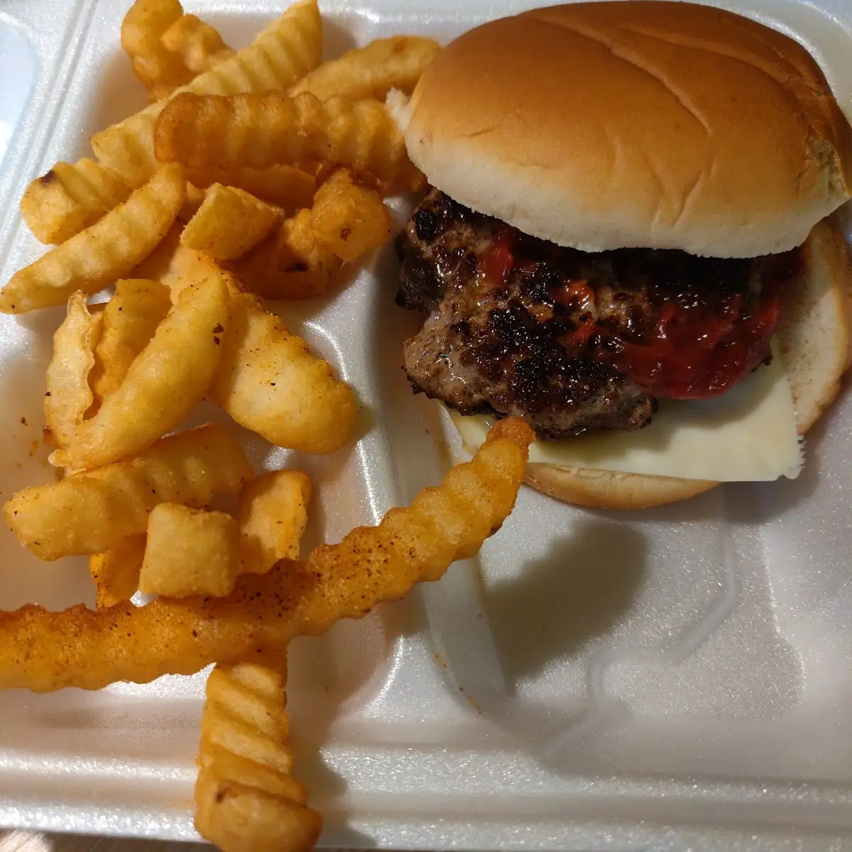 Burger and Fries