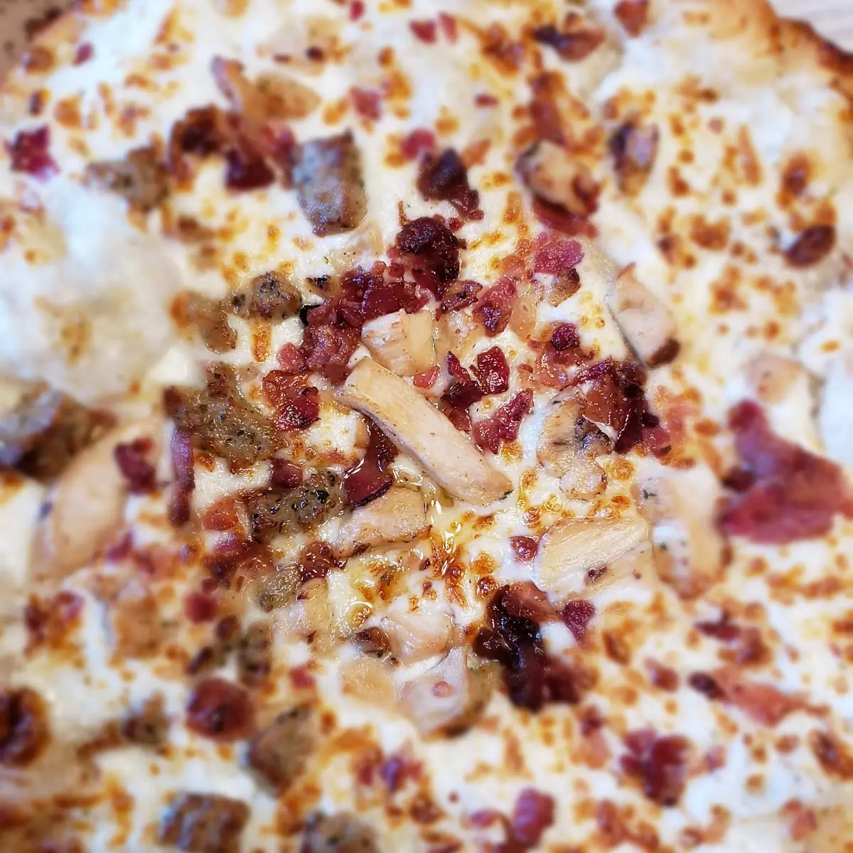 Chicken Bacon 1 2 Sausage Pizza