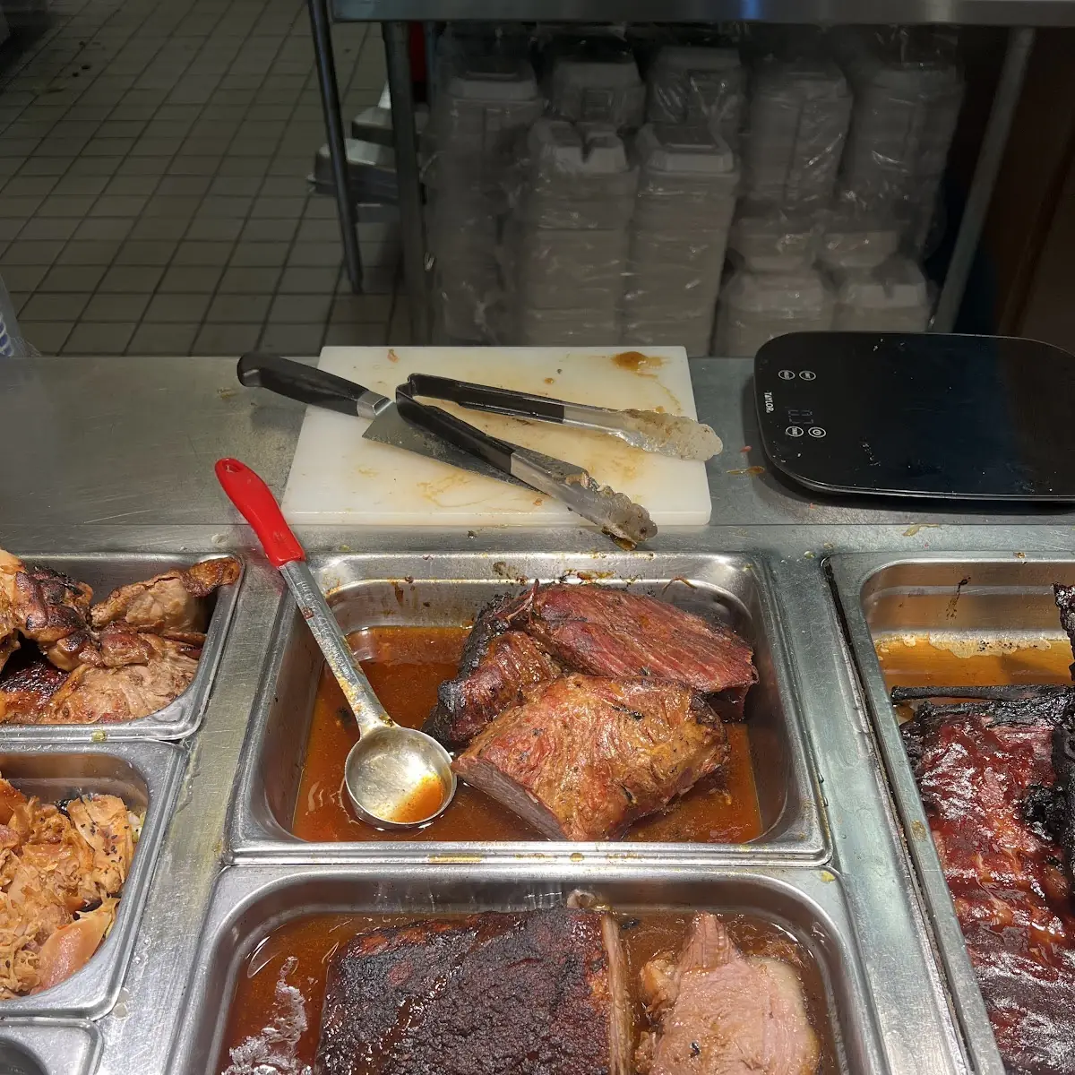 Brisket and Pull Pork
