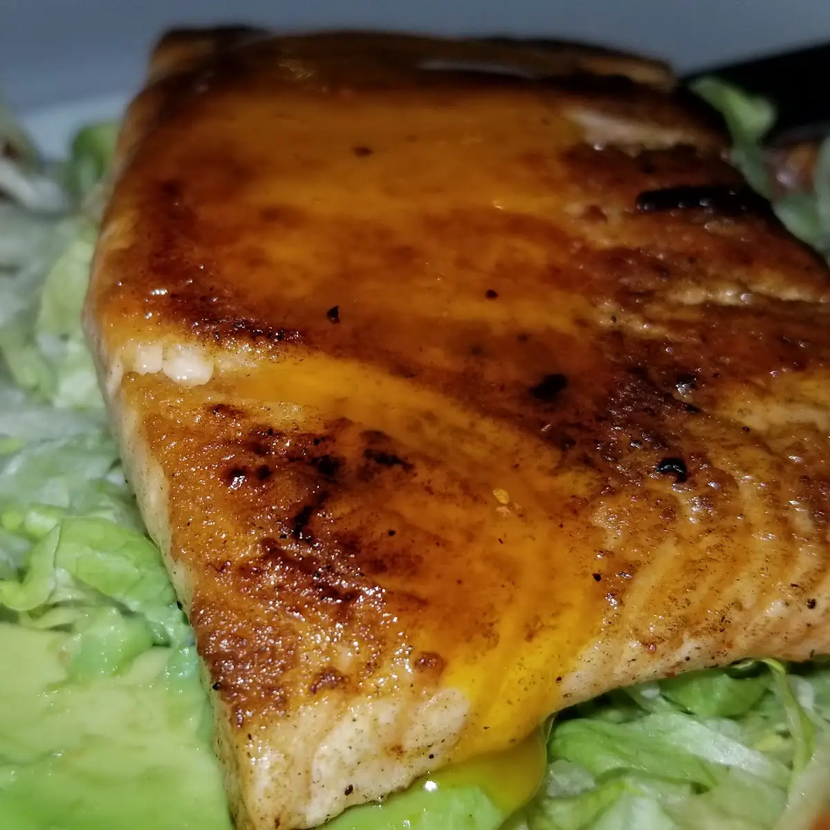 Grilled Salmon with Mango