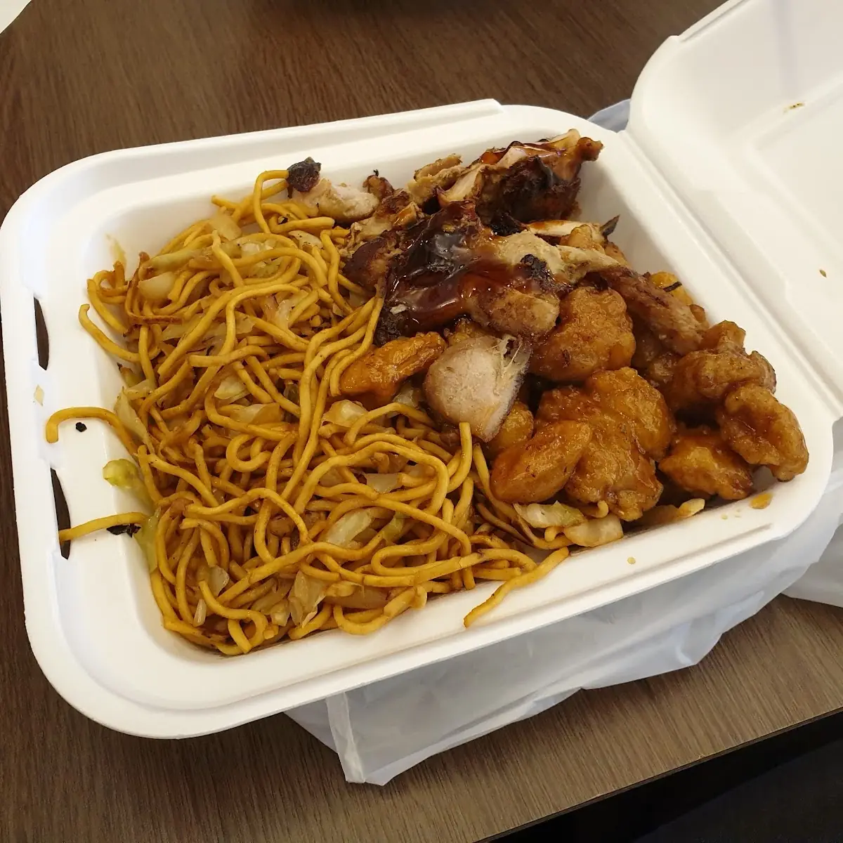 Orange Chicken Lo Mein Noodles