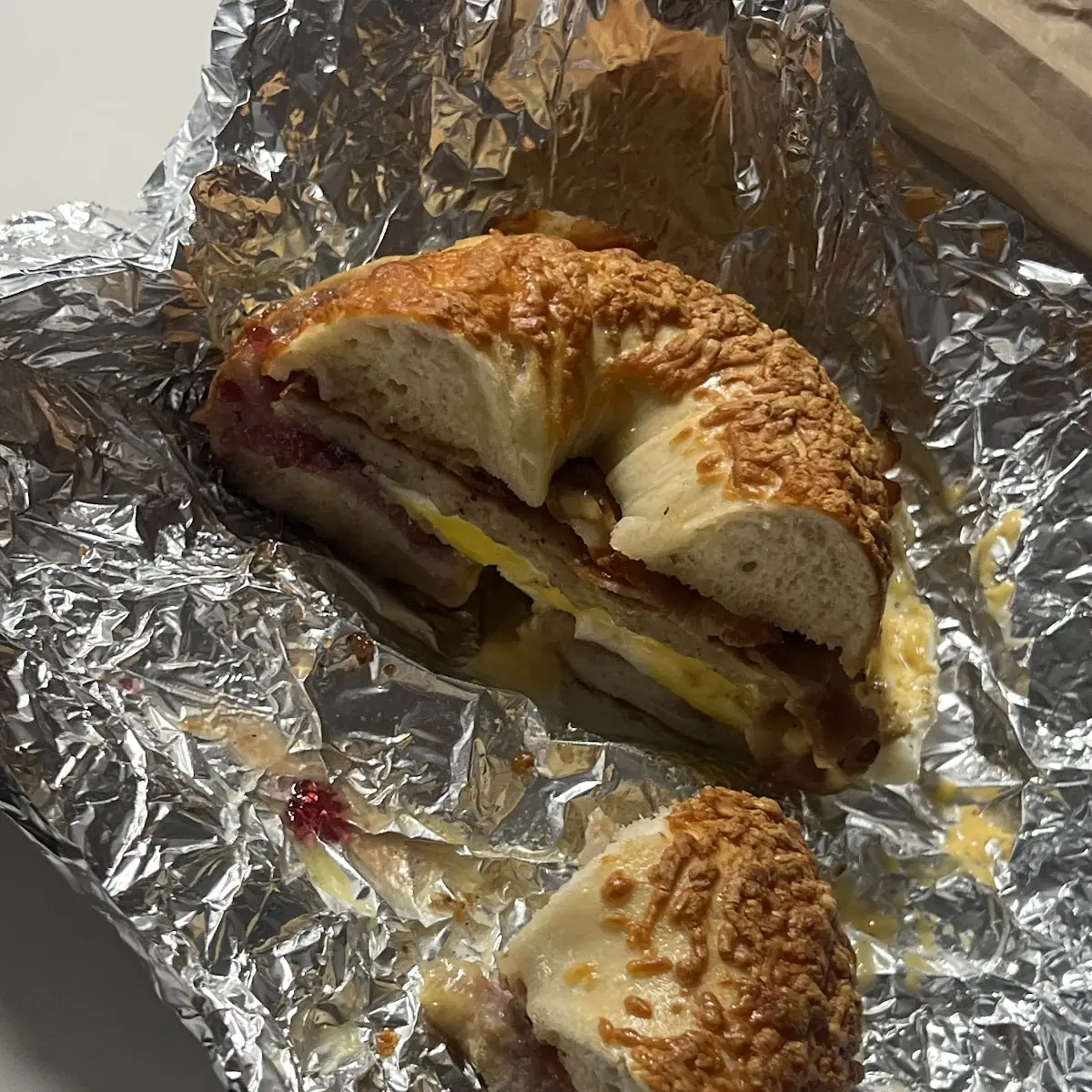 Turkey Bacon Egg and Cheese