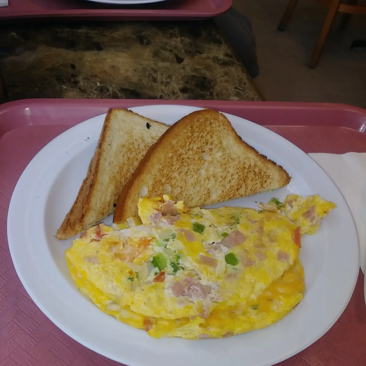Denver Omelette and Toast