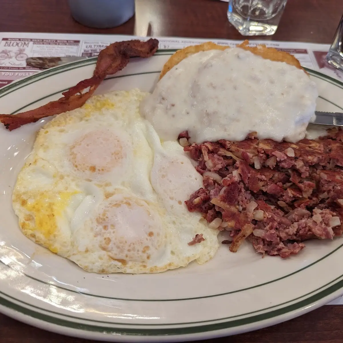 Eggs Biscuits & Gravy