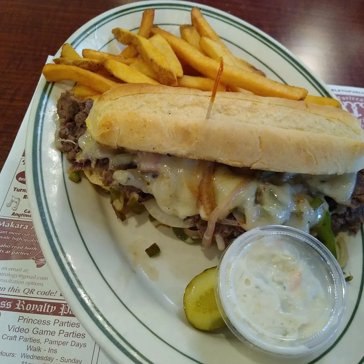 Philly Cheese Steak Sandwich