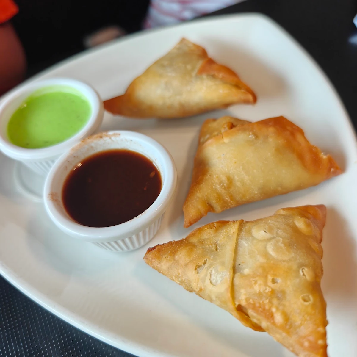 Vegetable Samosa, Chettinad Dosa Palace
