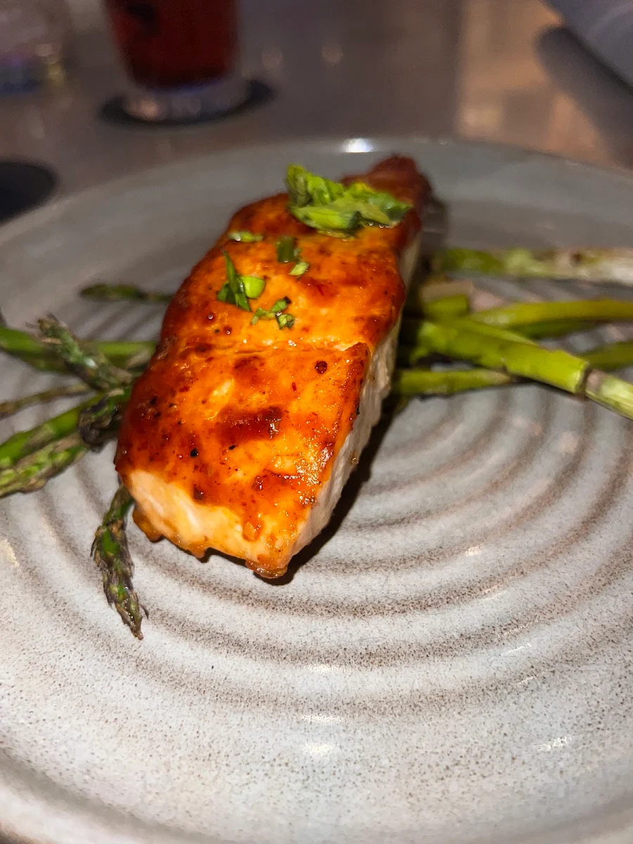 Bourbon-Glazed Salmon