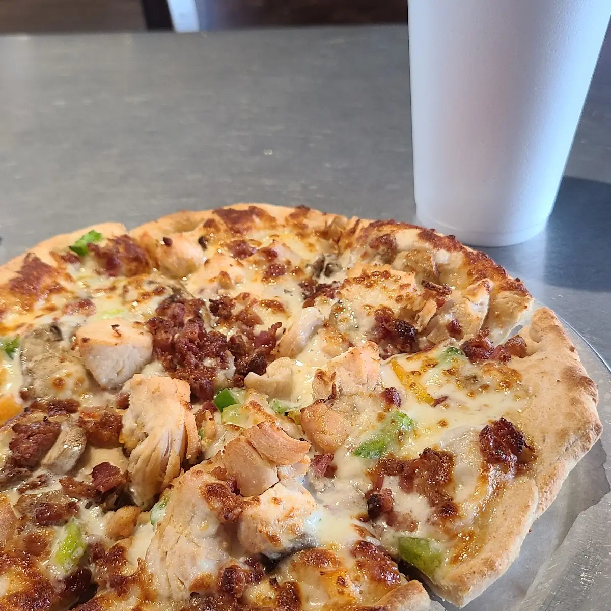 Chicken Bacon Ranch Pizza
