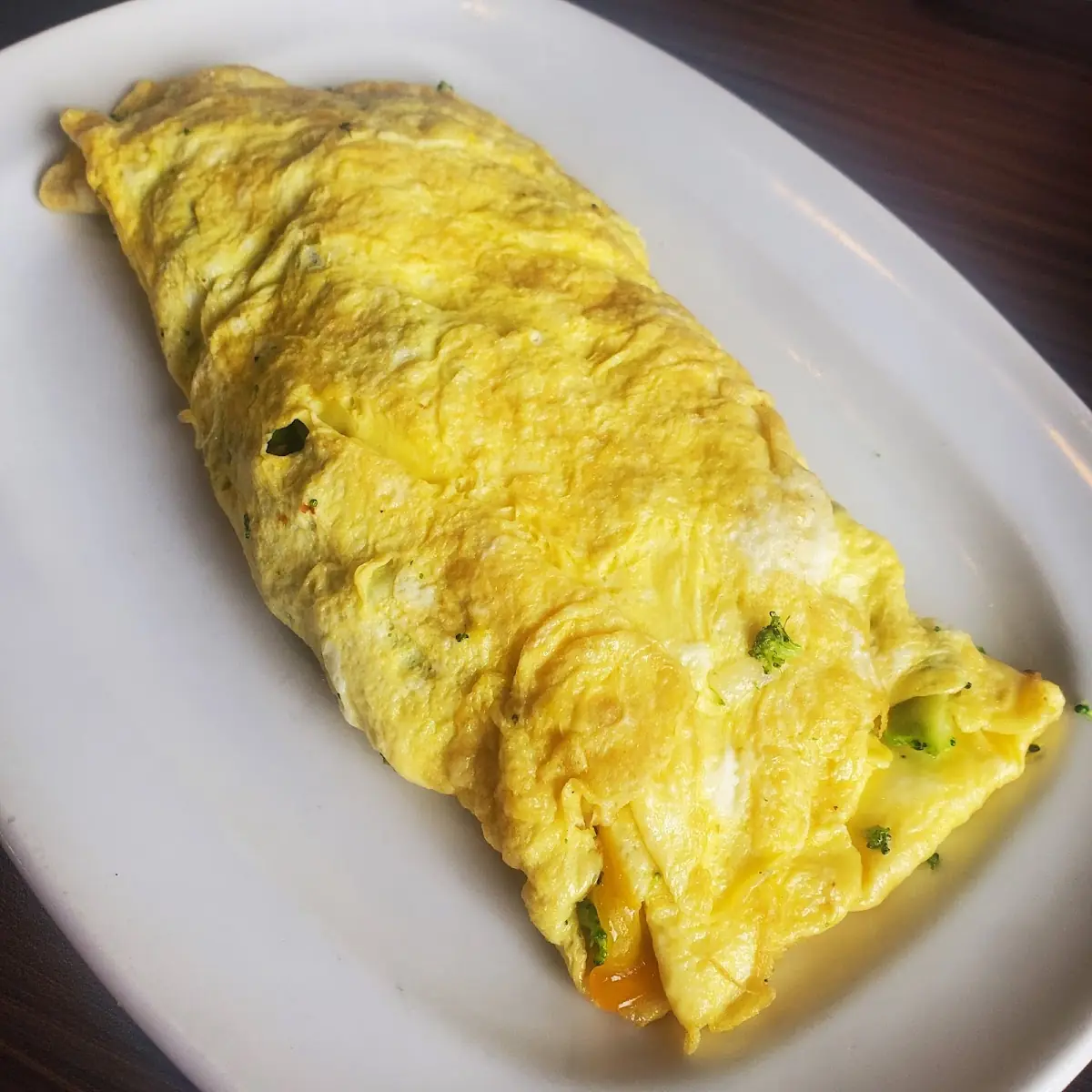 Broccoli & Cheddar Omelette