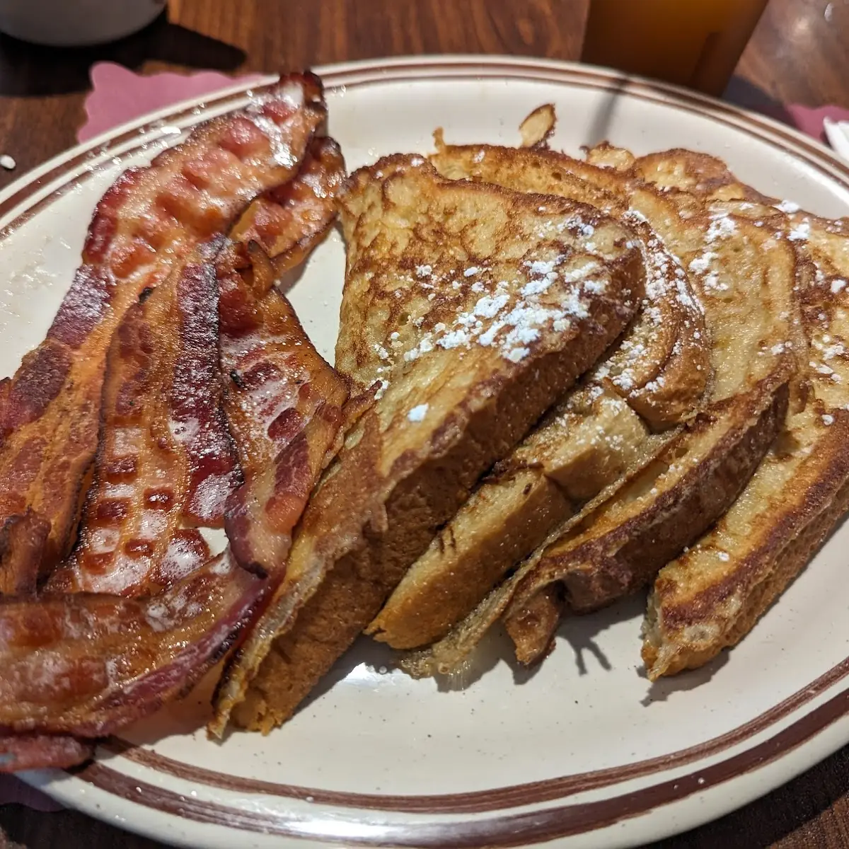 French Toast and Applewood Smoked Bacon