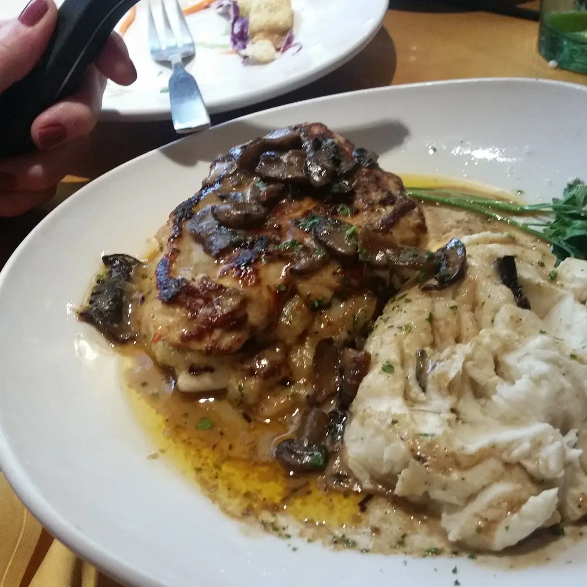 Stuffed Chicken Marsala