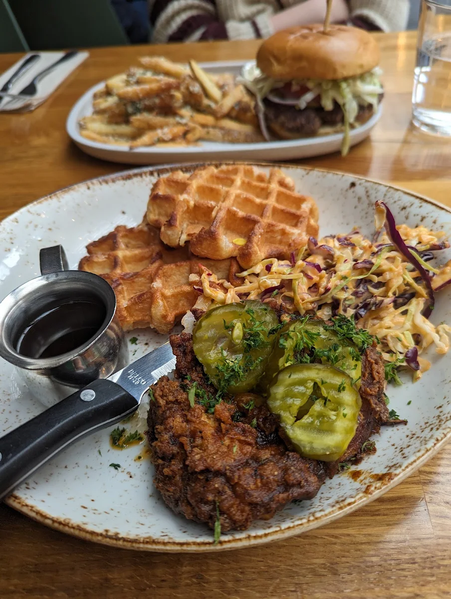 Chicken and Waffles, Trading Post Eatery