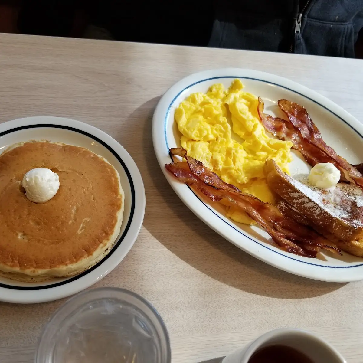 Bacon Eggs French Toast Combo