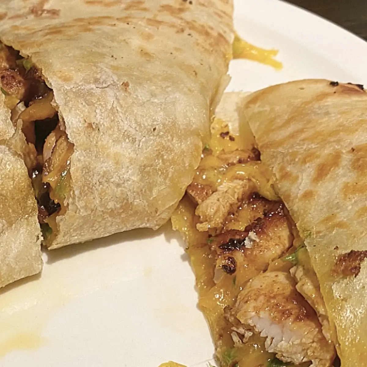 Chicken Quesadilla with Cilantro