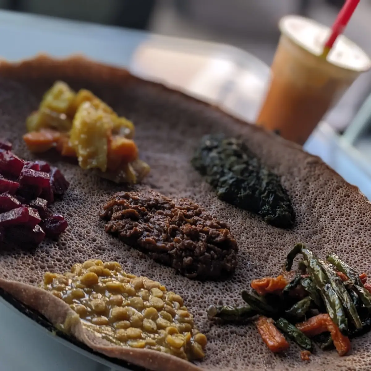 Injera (flat bread)