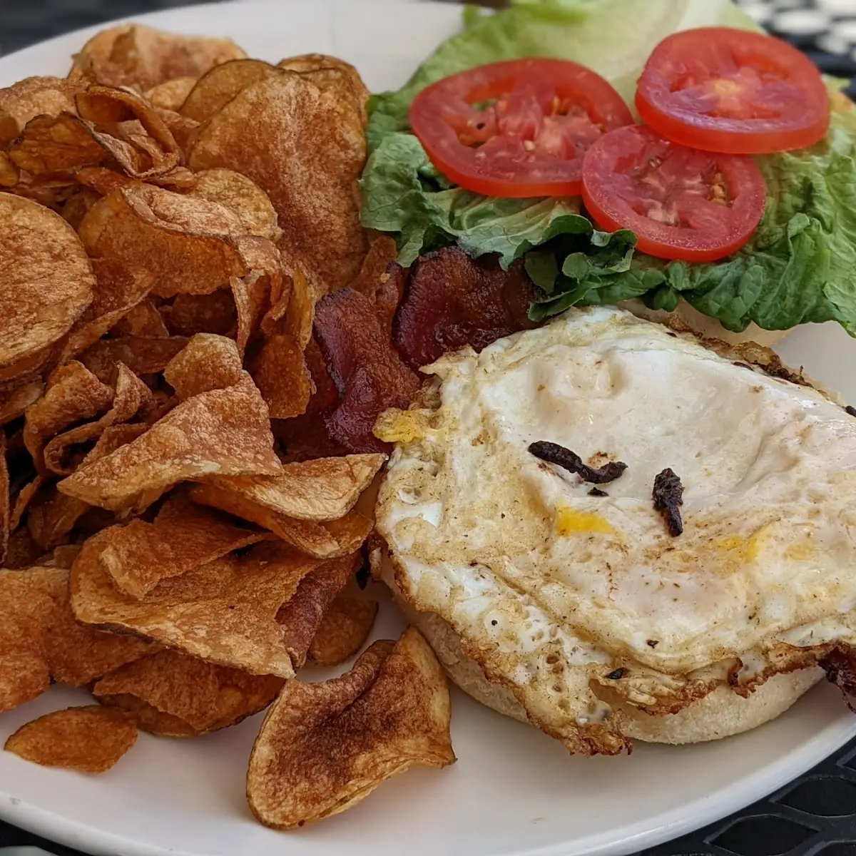 Egg blt Club Sandwich